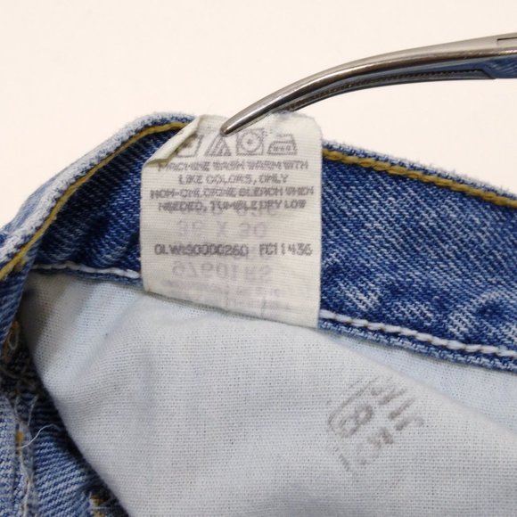 Wrangler Jeans Relaxed Fit Men Heavy Duty Classic Faded EUC Vintage A029-036 USA - Picture 5 of 6